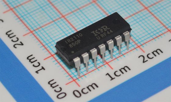 IR2110PBF Entegre Devre 600V Yüksek Düşük Sürücü 2A Zirve Akımı 10V-20V Mantık 500ns Yükselme Zamanı Paketi / Davayla 14-DIP (0.300", 7.62mm) -40°C'den +125°C'ye kadar