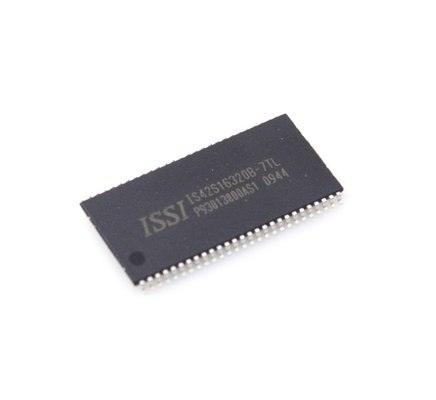 IS42S16320B-7TL SDRAM 64Mb yoğunluk 166MHz Hız 3.3V İşlem 16Mx16 Örgüt LVTTL Arayüz Endüstriyel Sıcaklık (-40°C ~ 85°C) Kompakt TSOP-II Paketi Yüksek güvenilirlik