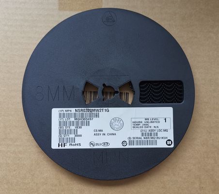 NSR0320MW2T1G 30V / 2A Schottky Diyodu Ultra-Alt Düşük VF Yüksek Verimlilikli AEC-Q101 Sınıflı MSL1 Halogen-Borsak SMAFL Paketi Otomobil / Endüstriyel Uygulamalar için Üstün Isı Performansı