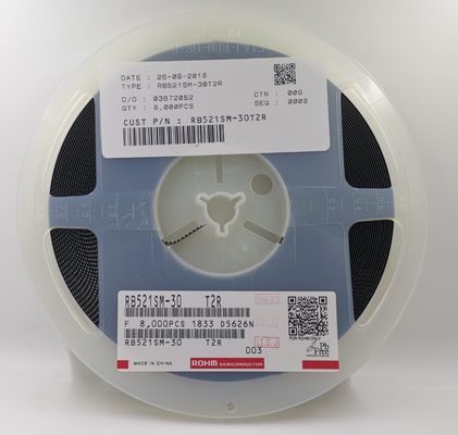 RB521SM-30 30V 200mA Schottky Diyotu, Ultra Düşük VF'li Yüksek Hızlı Anahtarlama, AEC-Q101, SOD-523, Halojensiz, Otomotiv Elektroniği için Ters Polarite Koruması