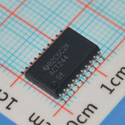 SN74ACT244DWR 3.3V/5V Oktal tampon 24mA Sürücü SOIC-20 4.5ns Hız TTL-Uyumlu -40°C'den +85°C'ye kadar