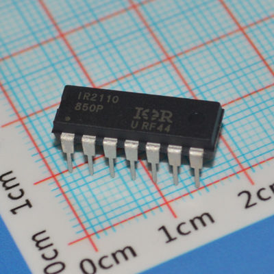 IR2110PBF Entegre Devre 600V Yüksek Düşük Sürücü 2A Zirve Akımı 10V-20V Mantık 500ns Yükselme Zamanı Paketi / Davayla 14-DIP (0.300", 7.62mm) -40°C'den +125°C'ye kadar