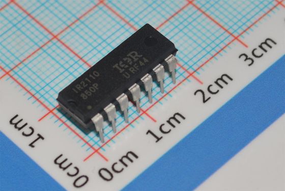 IR2110PBF Entegre Devre 600V Yüksek Düşük Sürücü 2A Zirve Akımı 10V-20V Mantık 500ns Yükselme Zamanı Paketi / Davayla 14-DIP (0.300", 7.62mm) -40°C'den +125°C'ye kadar