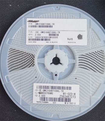 GMK316AB7106KL-TR 10μF 16V MLCC X5R 1206 ±10% Tol Düşük ESR -55°C'den +85°C'ye kadar AEC-Q200