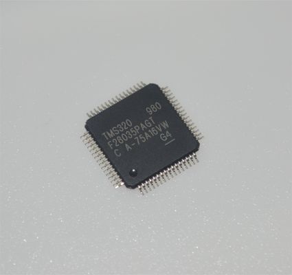 TMS320F28035PAGT 60MHz C2000 MCU 128KB Flash 12-bit ADC 16 PWM TQFP-64 -40°C ila +105°C