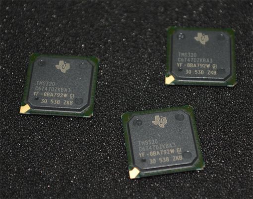TMS320C6747DZKBA3 456MHz Çift Çekirdekli DSP 3648MBPS 32KB L1 Önbellek 256KB RAM BGA-256 -40°C'den +100°C'ye Endüstriyel DSP