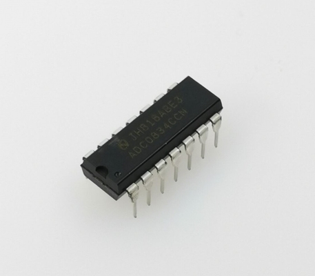 ADC0834CCN 8-Bit ADC 4-Kanal Giriş 5V Tedarik Serial I/O Düşük Güç 0°C'den +70°C'ye Kadar Kolay MCU Arayüzü Ucuz Çözüm