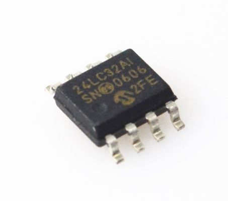 24LC32A-I/SN 32K I2C EEPROM 400kHz Hız 1M Yazma Döngüleri 2.5-5.5V Aralık 64 Bayt Sayfa Endüstriyel Derece Düşük Güçlü RoHS Uyumlu Kompakt SOIC-8 Paketi