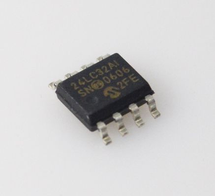 24LC32A-I/SN 32K I2C EEPROM 400kHz Hız 1M Yazma Döngüleri 2.5-5.5V Aralık 64 Bayt Sayfa Endüstriyel Derece Düşük Güçlü RoHS Uyumlu Kompakt SOIC-8 Paketi