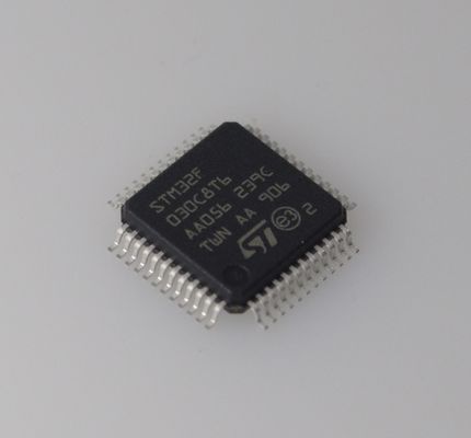 STM32F030C8T6 48MHz Cortex-M0 MCU 64KB Flash 8KB RAM 12 bit ADC Düşük maliyetli 5V Tolerant 37 GPIO and Robust Embedded Designs için Geniş Temp Range