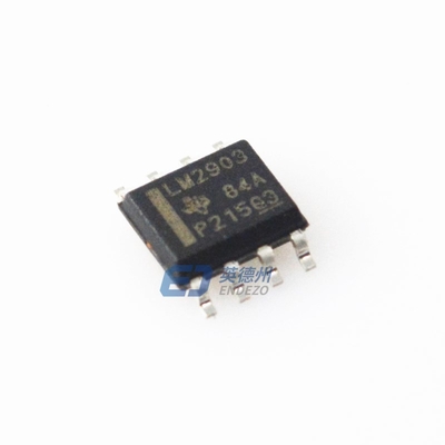 LM2903DR Çift Diferansiyel Karşılaştırıcı Geniş 2V-36V Aralığı Düşük 0.8mA Akım Açık Kollektör Çıkışları Hızlı 1.3μs Tepki SOIC-8 Kılıf - Otomotiv/Endüstriyel Kontrol için İdeal