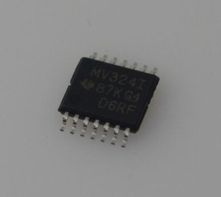 LMV324IPWR Düşük Maliyetli Dörtlü Op-Amp, Raydan Raya Çıkışlı, 1.1MHz Bant Genişliği, Düşük Akım Tüketimi (24µA/amp), 2.7-5.5V Çalışma, Minik TSSOP-14 Kılıf, -40°C ila 125°C Aralığı, ESD Koruması ve Yüksek EMI Reddi