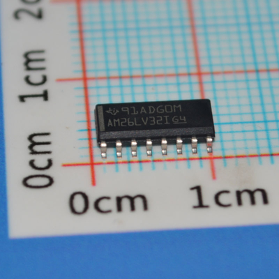 AM26LV32IDR Quad Differential Receiver 3V to 3.6V Operation 32Mbps ±15kV ESD Fail-Safe 8kV HBM Industrial Temp TTL/CMOS for RS-422/485 Networks