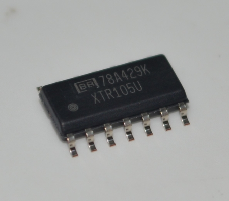 XTR105U Hassas 4-20mA Akım Döngüsü Vericisi, RTD Sensör Uyarımı Doğrusallaştırması, 2-Telli Çalışma, 5V Regülatör, 60V Uyumluluk, %0,1 Doğruluk ve SO-14 Kılıfında Geniş 7,5-36V Besleme