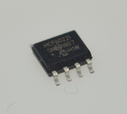 MCP6022-I/SN Çift Op Amp 2.7-5.5V Geniş Voltaj 10MHz Bant Genişliği 7V/μs Slew Hızı 120dB CMRR Demiryolu-Demirayolu I/O 0.9mA Düşük Güçlü SOIC-8 Paketi Endüstriyel Sınıf