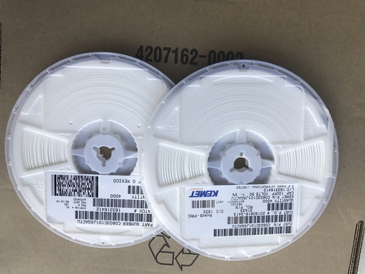 C0603C101J5GACTU 100pF 50V C0G/NP0 0603 Seramik Kondensatör % 5 Toleransa Yüksek Dayanıklılık Ultra Düşük ESR ve Yüksek Frekanslı Devreler için Bant ve Bobin Paketleri