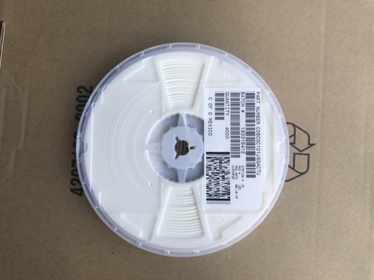 C0603C101J5GACTU 100pF 50V C0G/NP0 0603 Seramik Kondensatör % 5 Toleransa Yüksek Dayanıklılık Ultra Düşük ESR ve Yüksek Frekanslı Devreler için Bant ve Bobin Paketleri