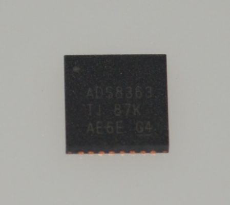 ADS8363SRHBR ADC 16 bit çözünürlük 500kSPS Aktarım 6 Kanal Eşzamanlı Örnekleme Düşük Güç (85mW) Paralel Arayüz ±2.5V Bipolar Girdi İç Referans 64 pinli QFP Paketi