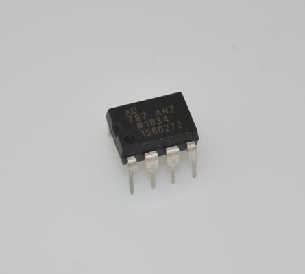 AD797ANZ Ultra Düşük Gürültü (0.9nV/√Hz) Op Amp 0.1μV/°C Sürüklenme 110dB CMRR 8-Pin DIP 80MHz Gelişim Bant Genişliği Hızlı (20V/μs)