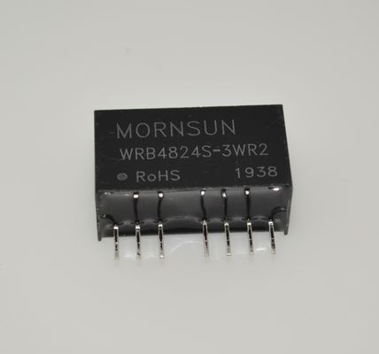 WRB4824S-3WR2 Gelişmiş 48V 2.4kW DIN Ray Tipi Güç Kaynağı Ultra Geniş 85-264VAC Giriş %300 Tepe Gücü, Aktif PFC Düşük Kaçak Akım -40°C ila +85°C Çalışma IP67 Koruması C1/C2 Bağışıklığı ve 5G'ye Hazır