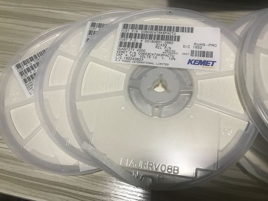 C0603C475K8PACTU MLCC 4.7µF 10V X7R 0603 Seramik Kondansatör Yüksek Kapasitans Kararlı Performans RoHS Uyumlu ve AEC-Q200 Otomotiv Sınıfı