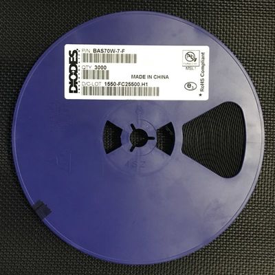 BAS70W-7-F 70V 200mA Çift Seri Schottky Diyot, 1V Düşük Vf, 4ns Hızlı Anahtarlama, SOD-123 Kılıf, Yüksek Verimlilik, AEC-Q101 Onaylı, Şerit ve Makara Ambalaj