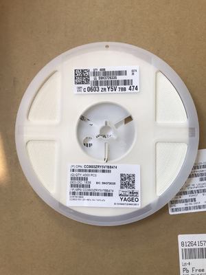 CC0603ZRY5V7BB104 0.1μF 16V X5R 0603 MLCC ±10% Tolerance High CV Stable Performance Nickel Barrier Flexible Termination RoHS Compliant Tape and Reel Packaging