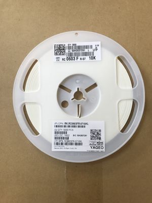 RC0603FR-0710KL 10kΩ Hassas Direnç 0603 Kılıf 1% Tolerans ±100ppm/°C TCR 1/10W Derecesi İnce Film Teknolojisi Halojensiz RoHS Uyumlu Çekme ve Sensör Devreleri için