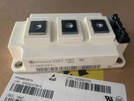 FF200R12KT4 1200V 200A IGBT Modülü Düşük VCE (sat) Yüksek kısa devre sağlamlığı Düşük anahtarlama kaybı Endüstriyel motor sürücüleri ve yüksek güçlü UPS için yüksek izolasyon