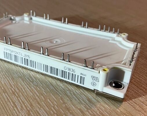 FP75R12KT4 B15 1200V 75A PIM IGBT Modülü TRENCHSTOP TM IGBT4 Düşük Kapatma Kaybı Entegre Düzeltmeci ve Fren Bakır Alt Plat NTC Motor Sürücüler İçin Yüksek Kapatma Frekansı