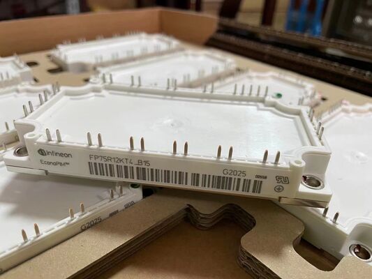 FP75R12KT4 B15 1200V 75A PIM IGBT Modülü TRENCHSTOP TM IGBT4 Düşük Kapatma Kaybı Entegre Düzeltmeci ve Fren Bakır Alt Plat NTC Motor Sürücüler İçin Yüksek Kapatma Frekansı