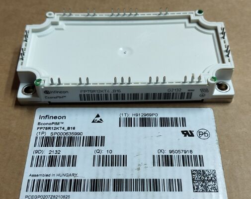FP75R12KT4 B16 1200V 150A PIM IGBT Modülü Trench Field Stop Düşük VCE ((sat) 2.25V Entegre Düzeltmeci ve NTC Bakır Çubuğu 150 °C İşleme Motor Sürücüler ve UPS için
