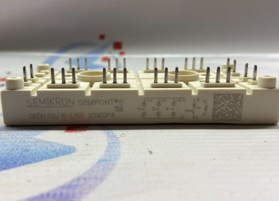 SKDH116/16-L105 1600V 116A IGBT Modülü 3 Fazlı Köprü Boost Chopper Entegre NTC Yüksek Akım 950A SEMIPONT6 Paket Basın-Pin UL UPS ve Sürücüler için sertifikalı