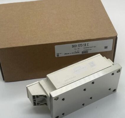 SKKH570/18E 1800V 570A Tristör-Diyot Modülü Çift Seri Yükseltici Kapılı Düşük VF 1.44V, 19kA Ani Akım AlN Seramik Taban Basınçlı Kontaklar Soft Starterlar İçin UL Sertifikalı