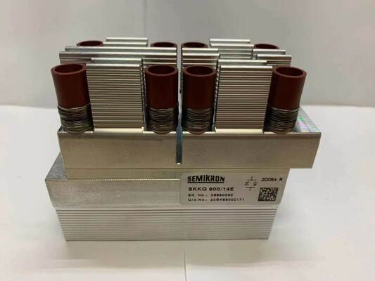 SKKQ800/14E 1400V 800A Tek Tiristor Modülü Hızlı Değişim Düşük VF 1.37V 12kA Artış AlN Seramik Alt Basınç Bağlantıları Güçlendirici Kapı UL Yumuşak Başlatıcılar ve Inverterler için Sertifikalı