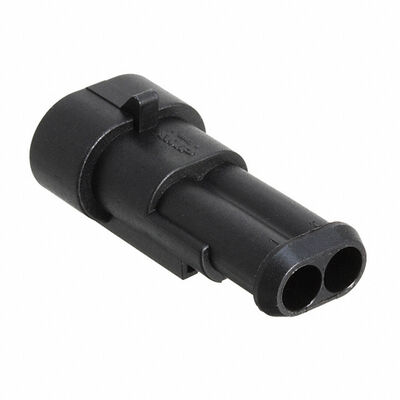 282104-1 2 Konumlu 5.0mm Hatve Kablo-Karta Konnektör Dikey Yüzey Montajlı Kılıflı Sürtünmeli Kilitleme Kutuplu UL 94V-0 Güç Kaynakları ve Endüstriyel Kontroller İçin