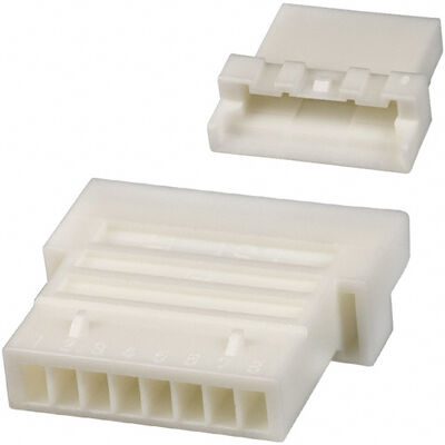 PALR-08VF 8 Pozisyon 2.0mm Pitch Connector Housing PA Serisi Alıcı Crimp Termination Pozitif Kilit Kompakt Tasarım 3A Wire-to-Board Uygulamaları için 100V AC Rating