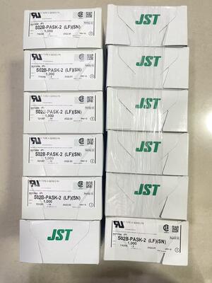 S02B-PASK-2 2 Pozisyon 2.0mm Pitch Header PA Serisi Delikli Teneke Kaplama 3A Rating 100V AC Wire-to-Board ve Kompakt Elektronik için