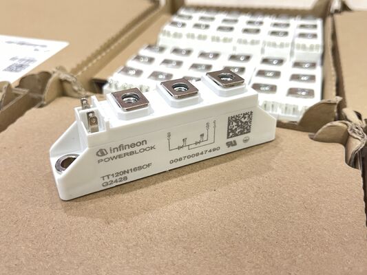TT120N16SOFHPSA1 SCR modülü 1600V Vdrm 120A Itav basınç teması yüksek dalgalanma düşük kaybı endüstriyel kalite güç kontrolü için