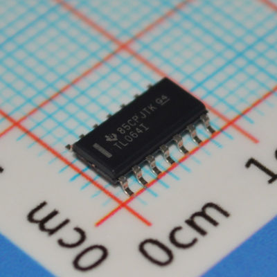 TL064IDR Dörtlü Düşük Gürültü JFET Op Amp 1MHz Bant Genişliği ±18V Besleme 5pA Giriş Önyargısı 10mV Ofset SOIC-14 -40°C ila +125°C Endüstriyel Sınıfı