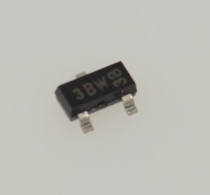 BC856B PNP Genel Amaçlı Transistör 65V 100mA SOT-23 Kılıf Düşük Gürültülü Yüksek Akım Kazancı 200-450 250MHz Frekans BC846B'ye Tamamlayıcı, RoHS Uyumlu Şerit & Makara